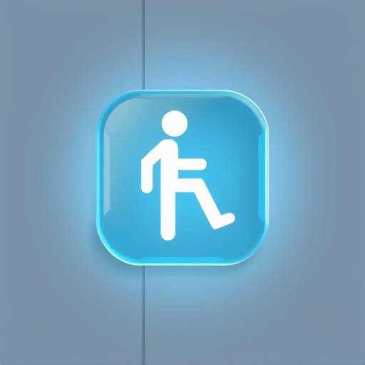 Accessibility icon representing a person using assistive technology