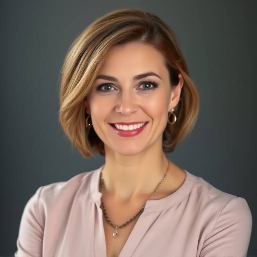 Portrait of Amelia Stone, the founder and CEO of Pinnacle Explorations.